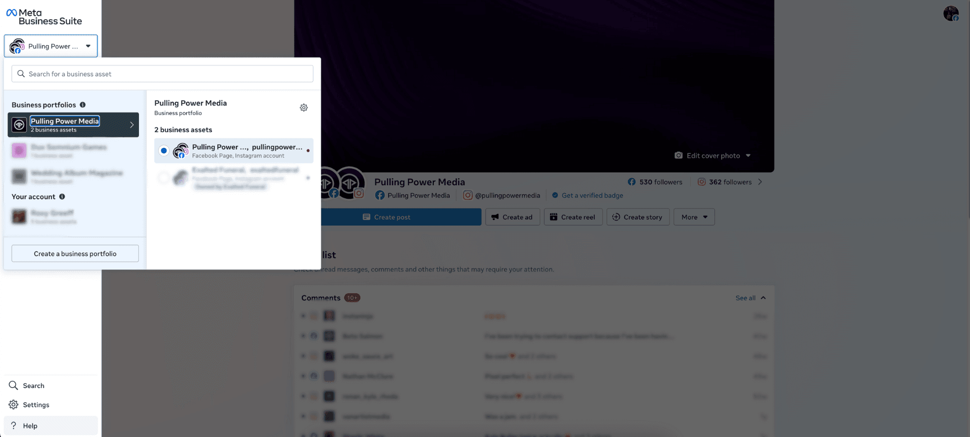 How to grant partner access in Meta Business Suite 