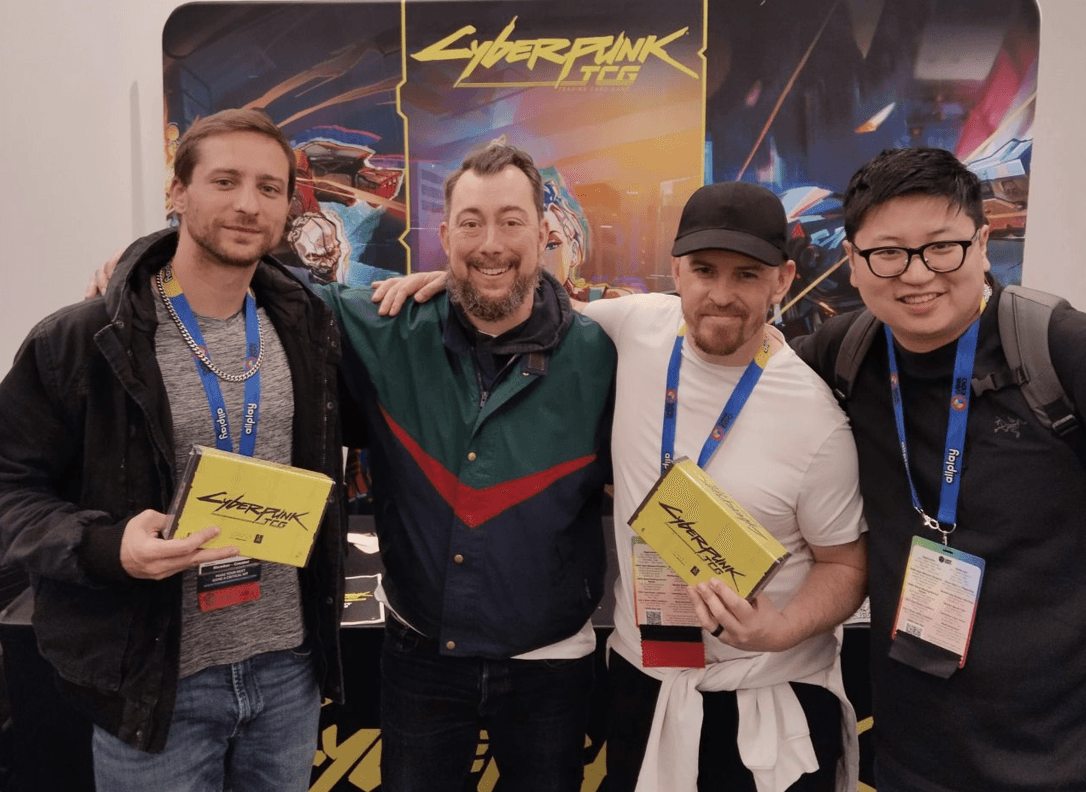 Pulling Power Media meeting with WeirdCo ahead of the Cyberpunk TCG Launch on Kickstarter